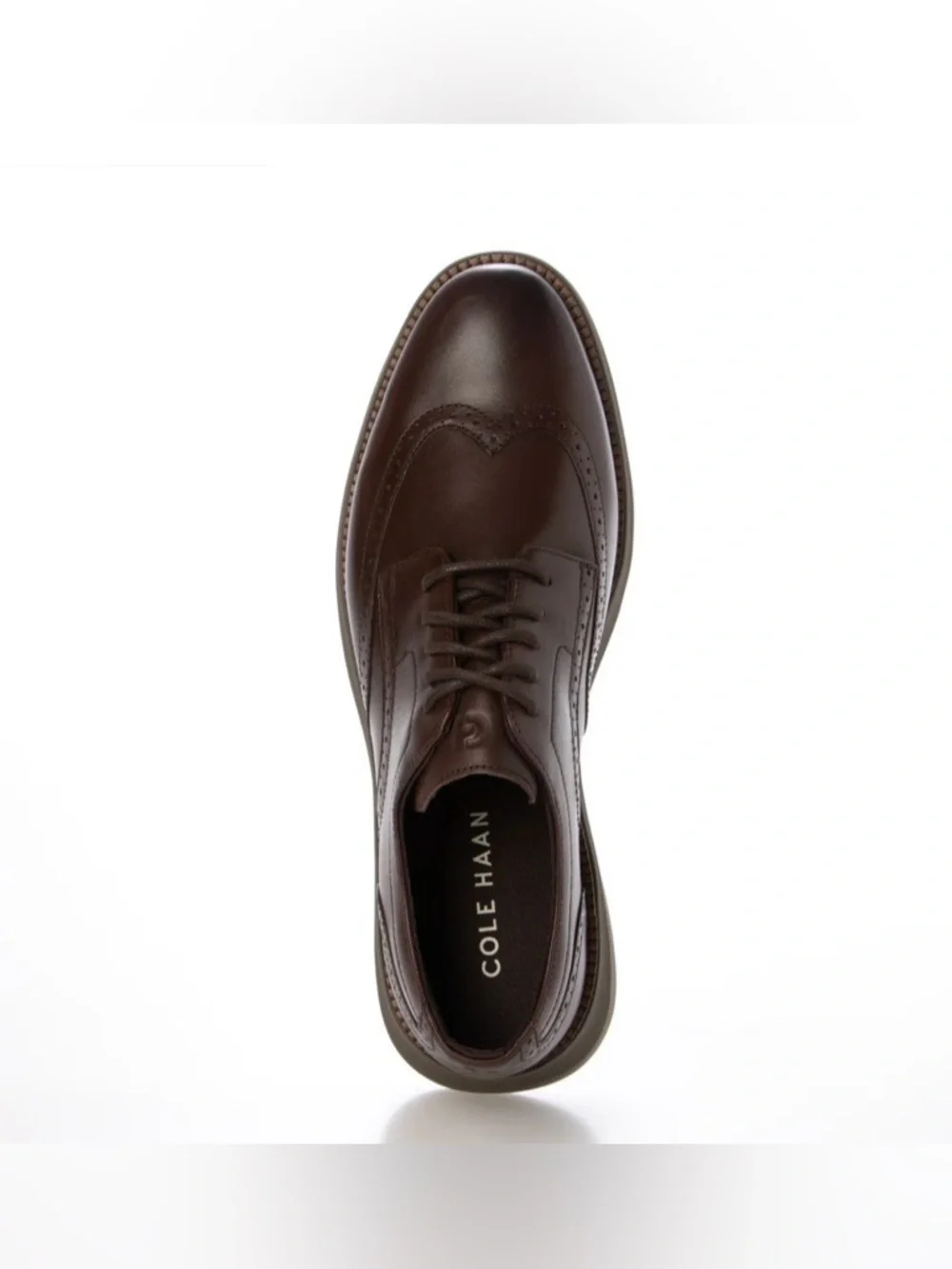 Cole Haan Men's Dark Brown Wingtip Oxfords Size 8.5